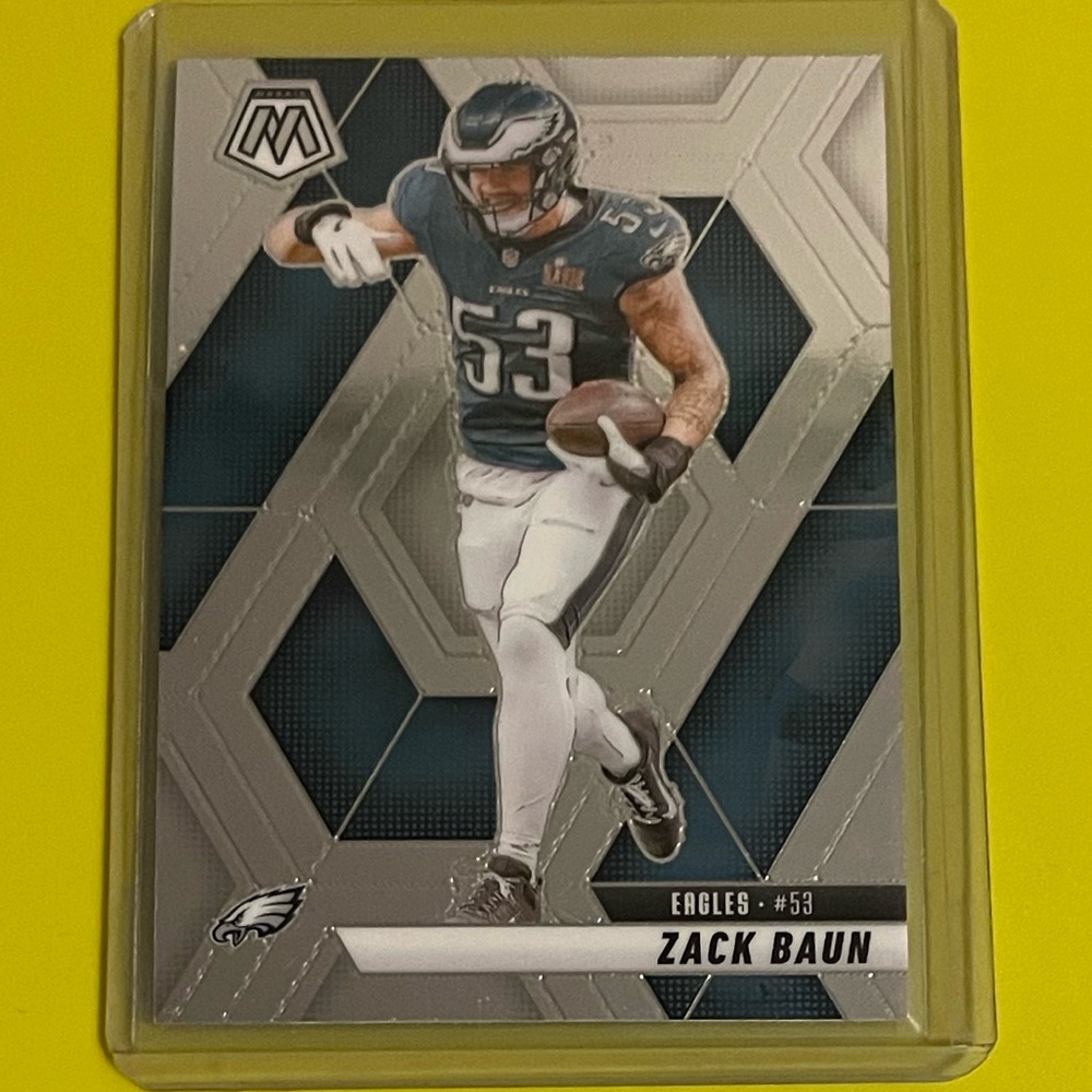 Zack Baun #141 2025 Panini Mosaic Football Trading Card